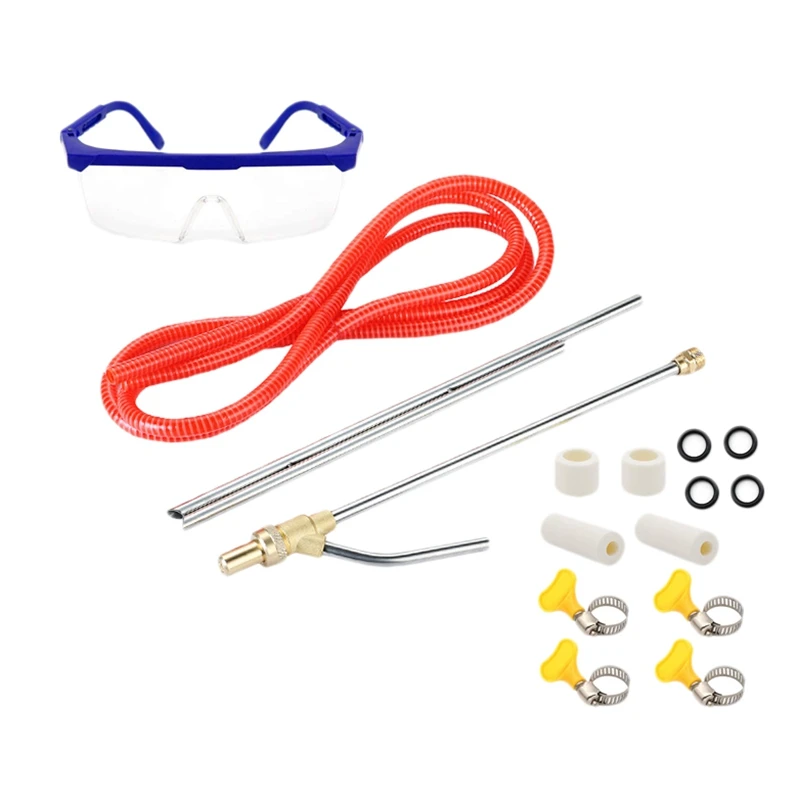 

Pressure Washer Sandblasting Kit, 5000PSI Wet Blasting Blaster Car Washer Sandblasting Kit for Karcher K Series