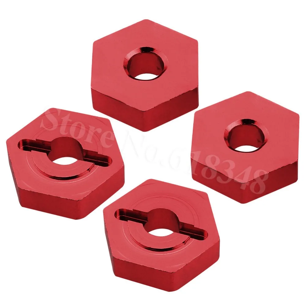 Алюминиевые ступицы колеса 12 мм 4 шт. шестигранные с штифтами 1 5x9 5 для Traxxas 1/16 Slash 4WD