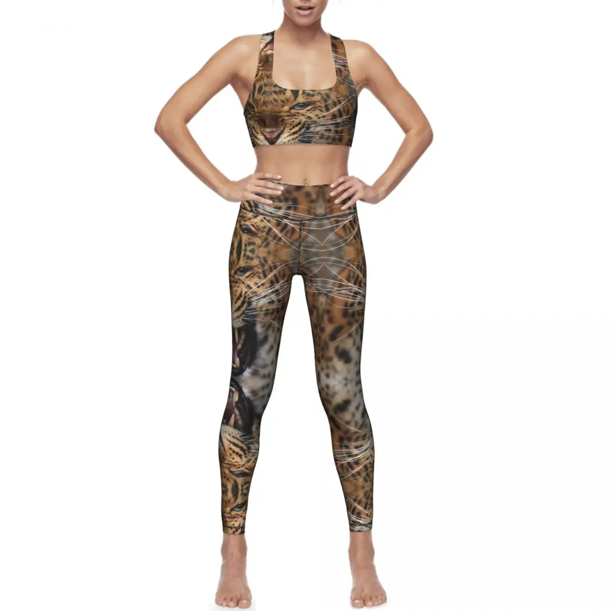 

Yoga Set Workout gym clothing fitness for Women's tracksuit outfit leggings Sport bras sleeve Women Sportswear Suit