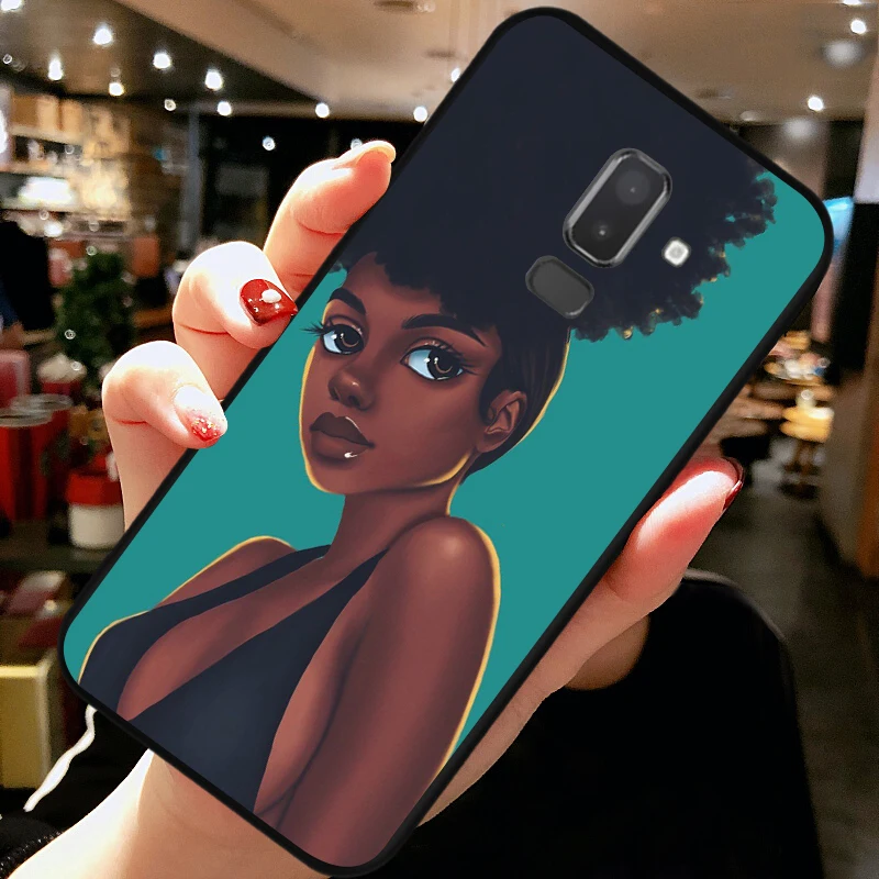 Black Girl Magic Melanin Soft Case for Samsung Galaxy J8 J7 Duo J6 J4 Plus Prime 2018 TPU Silicone |