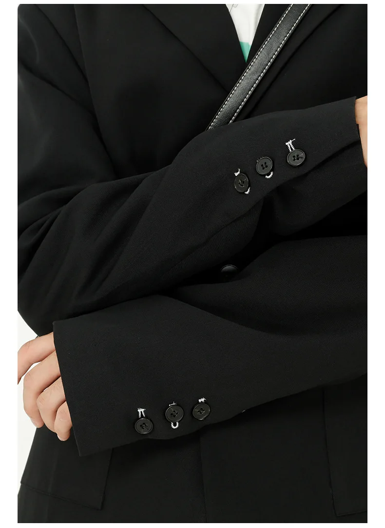 

Men Retro Fashion Casual Loose Suit Blazers Coat Male Streetwear Hip Hop Vintage Suit Jacket Outerwear