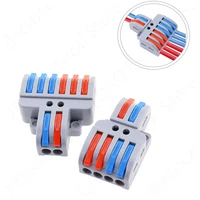 510pcslot spl 4262 mini fast wire connector universal wiring cable connector push in conductor terminal block qao