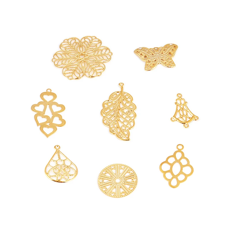 

20 штук из нержавеющей стали лист кулон ювелирные изделия из материалов природного происхождения листья Форма кулон для изготовления ювели...