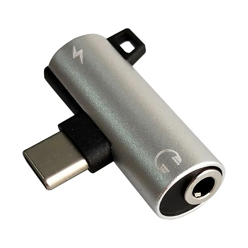 2 в 1 Тип C до 3 5 мм разъем для подключения наушников USB Type аудио адаптер Xiaomi 6 Huawei