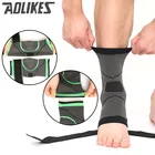 1 шт. Спортивные Компрессионные подкладки для голеностопа, подкладки для поддержки голеностопа, защита для голеностопного сустава, Эластичный Плетеный ремешок 3D для бега, тренажерного зала