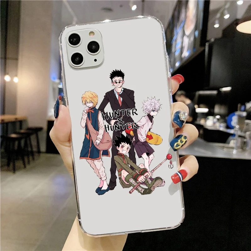 HUNTER x HxH Гон хоть аниме Мягкий силиконовый чехол для телефона в виде ракушки