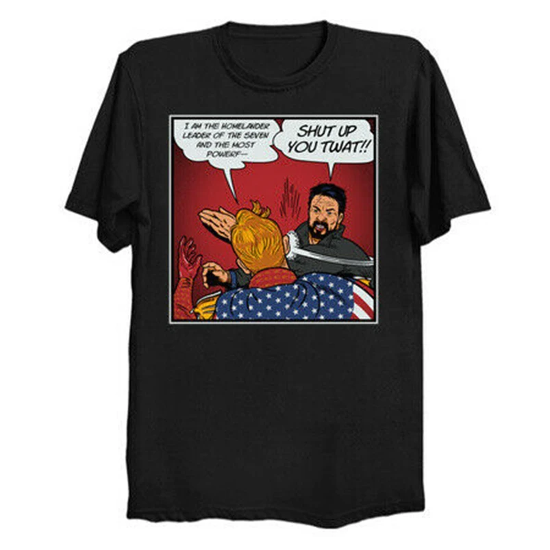 Билли мясник мальчики гомеандер антигероя карикатура комикс черная футболка?