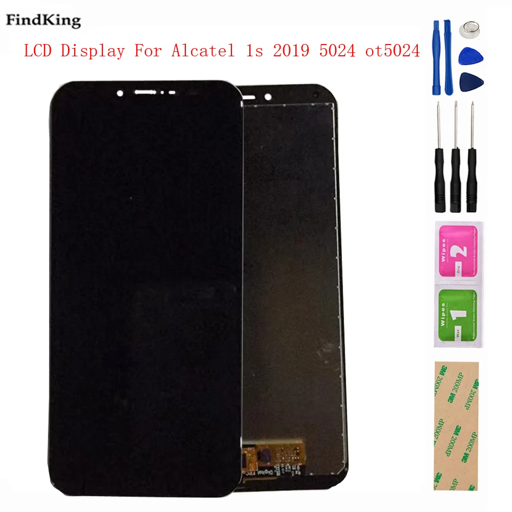 

5.5'' LCD Display For Alcatel 1s 2019 5024 OT5024 5024D 5024A 5024F LCD Display WIth Touch Screen Panel Replacement Phone Tools