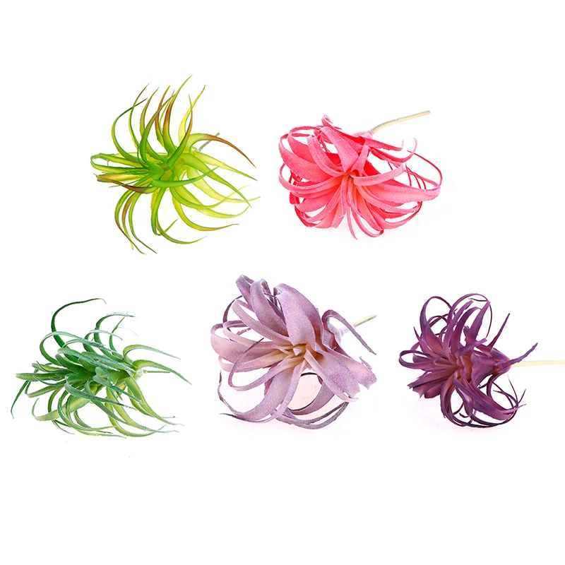 

Artificial Flowers Pineapple Succulent Air Grass Plants Fake Plastic Flowers Home Green Wall Decoration