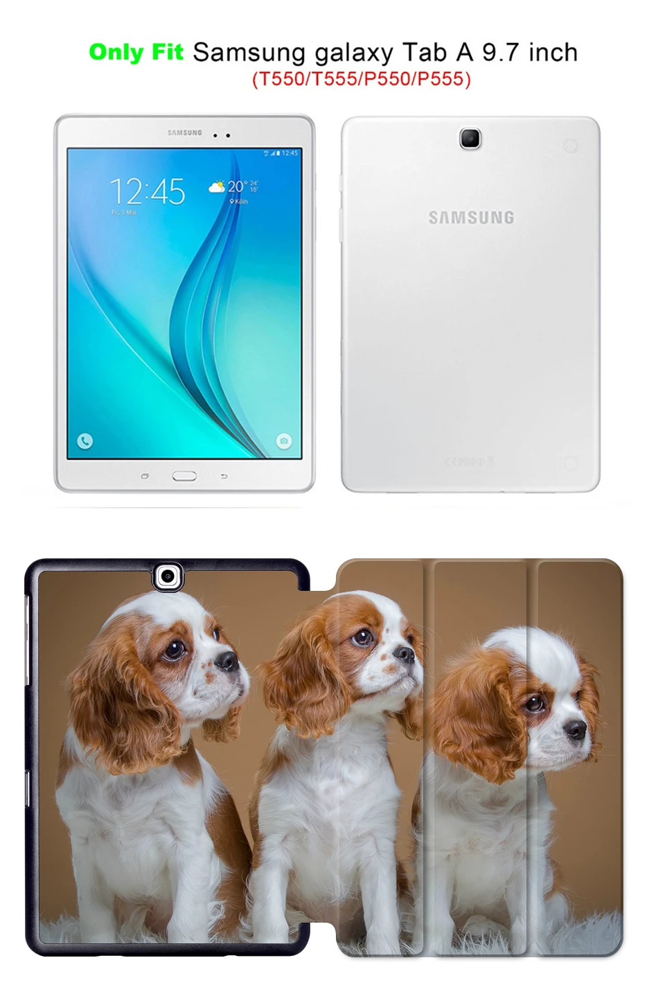 Чехол MTT для samsung Galaxy Tab A, 9,7 дюймов, SM-T550, SM-T555 из искусственной кожи, откидная подставка, защитный чехол для планшета, funda, SM-P550, SM-P555
