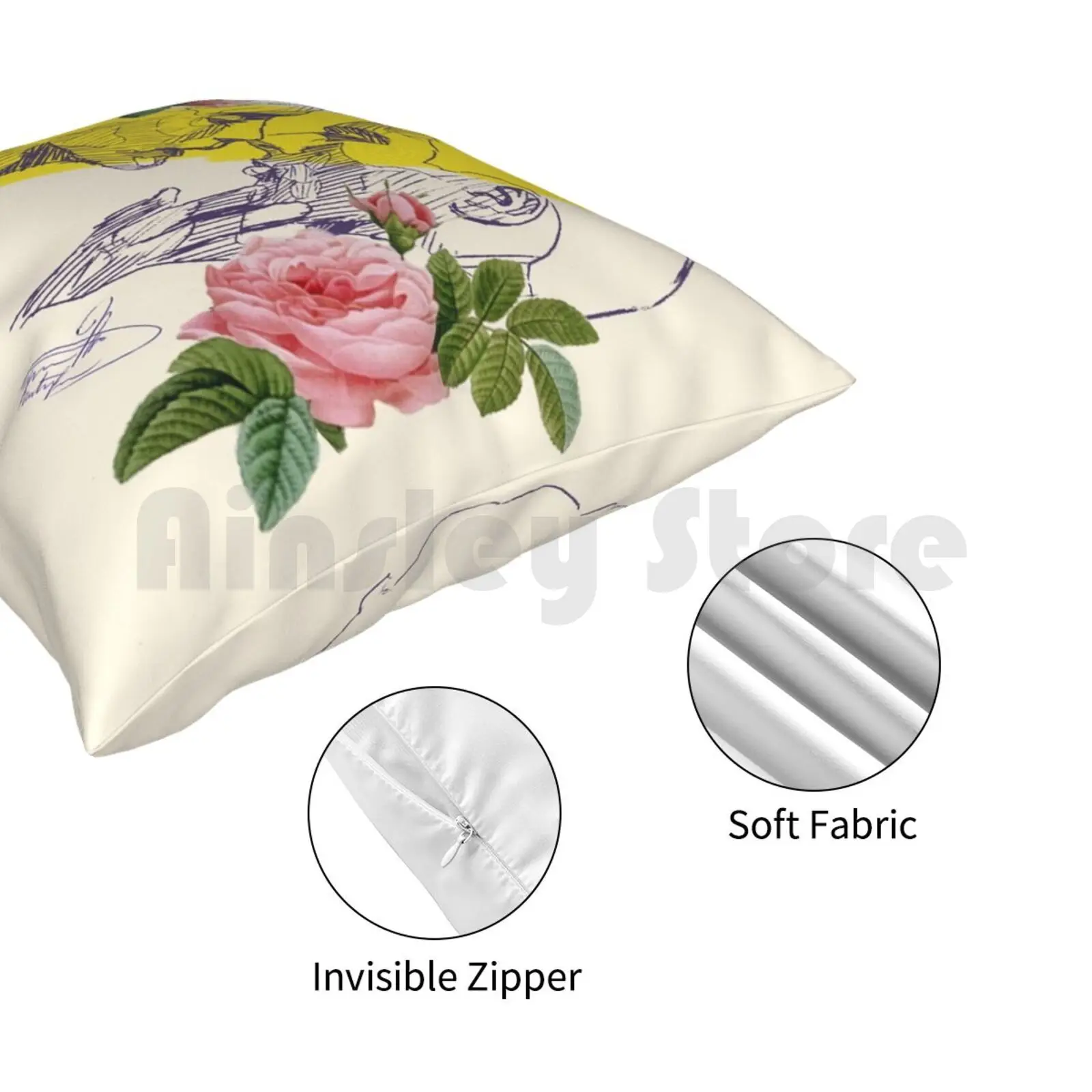 Домашняя мягкая подушка с рисунком место в фотостудии Элизабет Тейлор