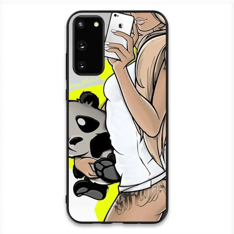 HTXian модный сексуальный чехол для телефона девушек Samsung S20 S10 S8 S9 Plus S7 S6 S5 Note10 Note9 S10lite
