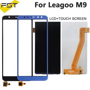 ЖК-дисплей и дигитайзер тачскрина для Leagoo M9, с инструментами, черныйсиний, 640*1280