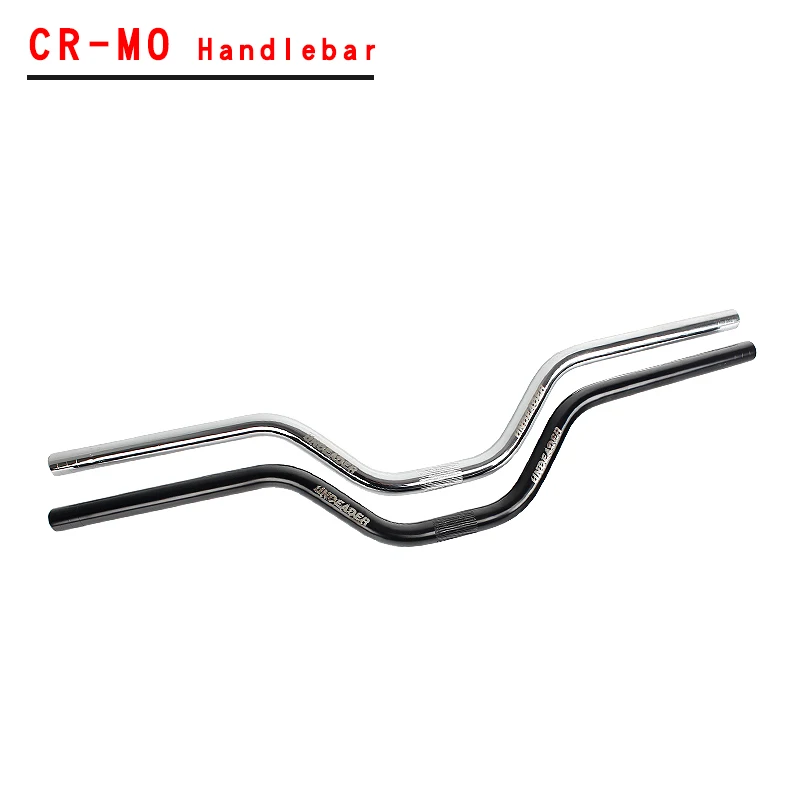 Handlebar Bmx Streetcar Named 22.2*720mm Black Silver Bicycle Parts Bike Handlebar