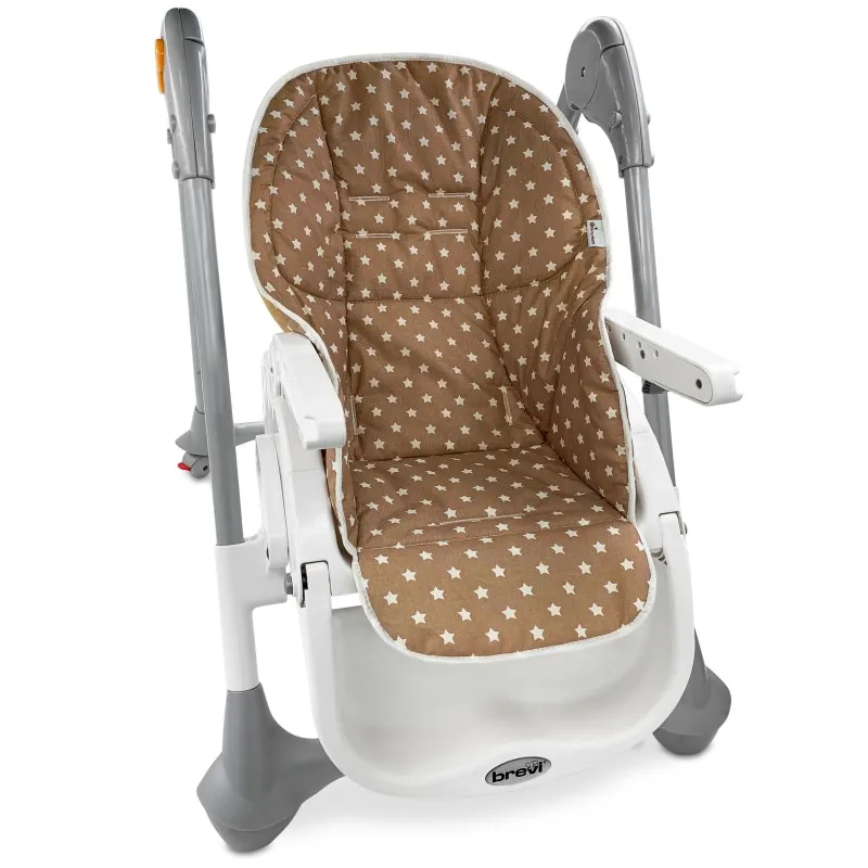 Чехол на стульчик CherryMom для кормления Звезды Коричневом|Аксессуары колясок| |