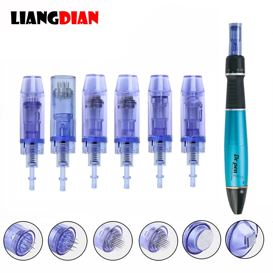 100 шт./лот байонет микронано круглые иглы картриджи микроиглы для электрического