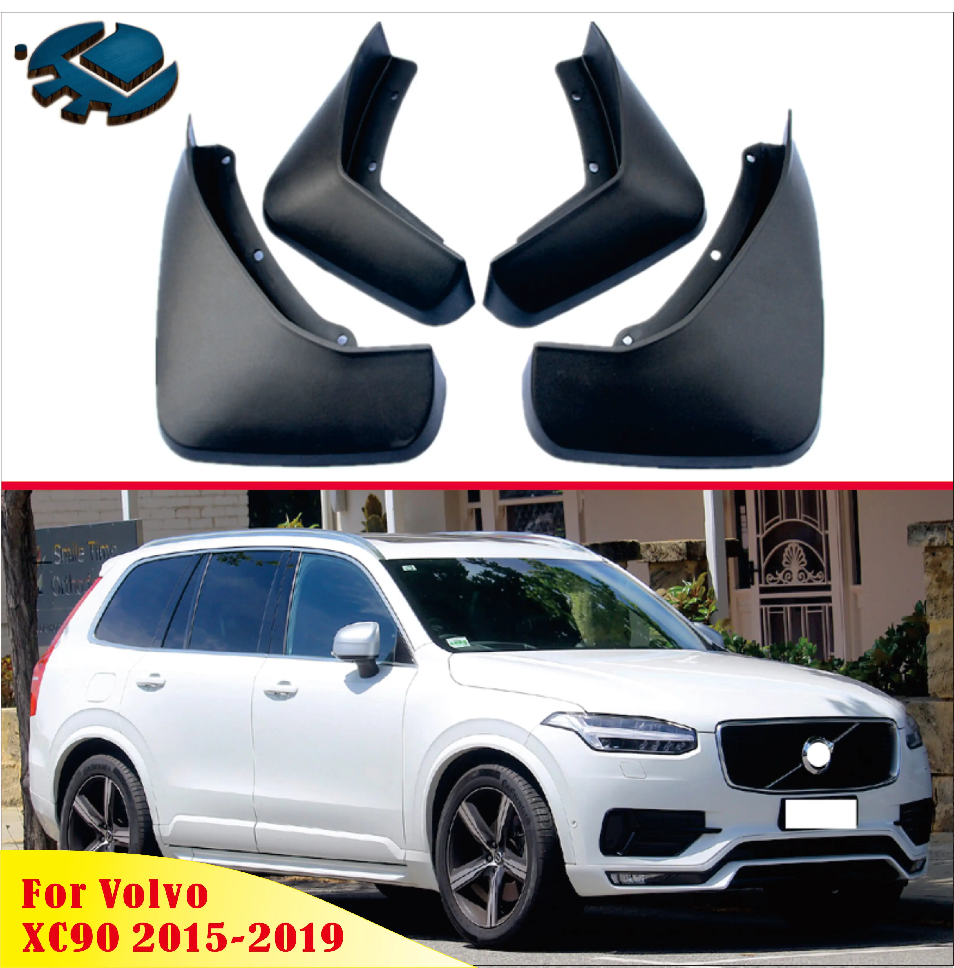 Брызговики для Volvo XC90 2015 2019 брызговики комплект брызговиков Стайлинг автомобиля 4