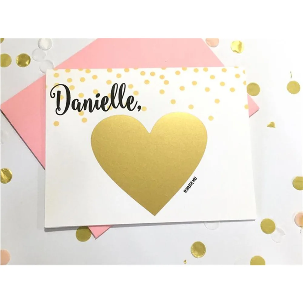 Индивидуальное предложение подружки невесты поцарапающаяся карта вы станете