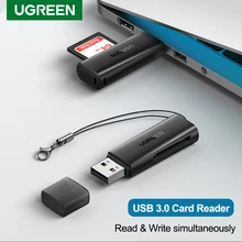 Ugreen Pembaca Kartu USB 2 In 1 Pembaca Kartu TF SD Mikro USB Ke SD untuk Aksesori Laptop Komputer Pembaca Kartu Pintar Pembaca Kartu SD