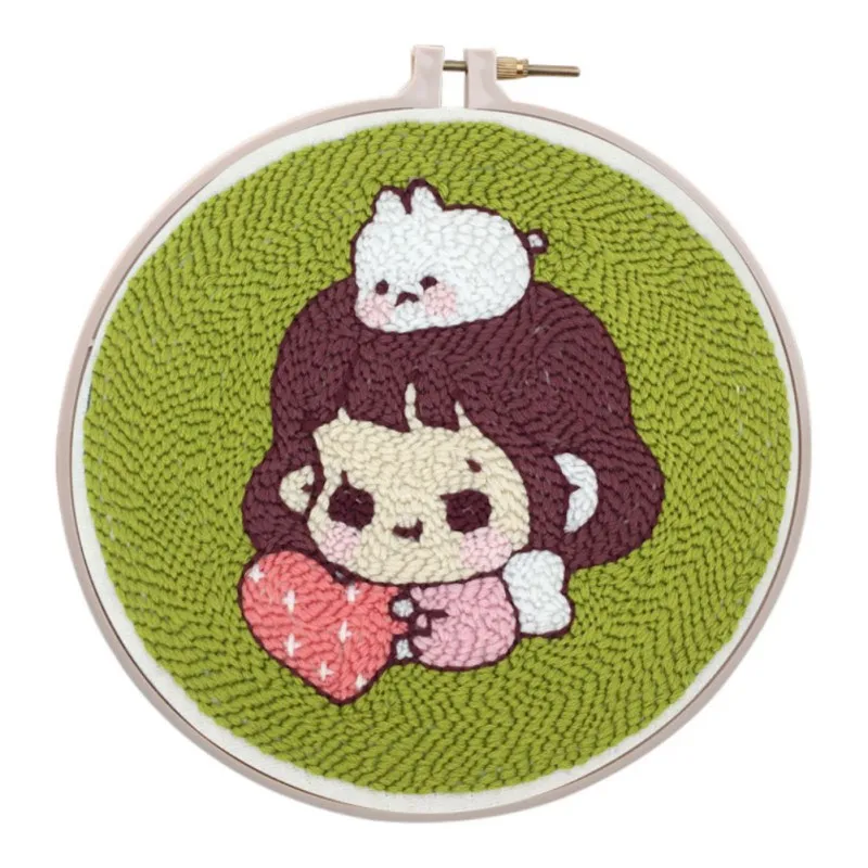 Детская вязаная ткань ручной вышивки декомпрессионная игрушка сделай сам 15*15 см