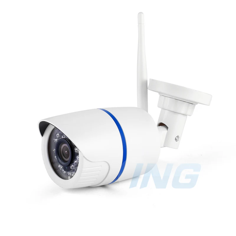H.265 WIFI 3MP / 1080P Waterproof Bullet IP Camera 24LED Night Vision Outdoor Security CCTV Camera w/ SD Card Slot(Seetong