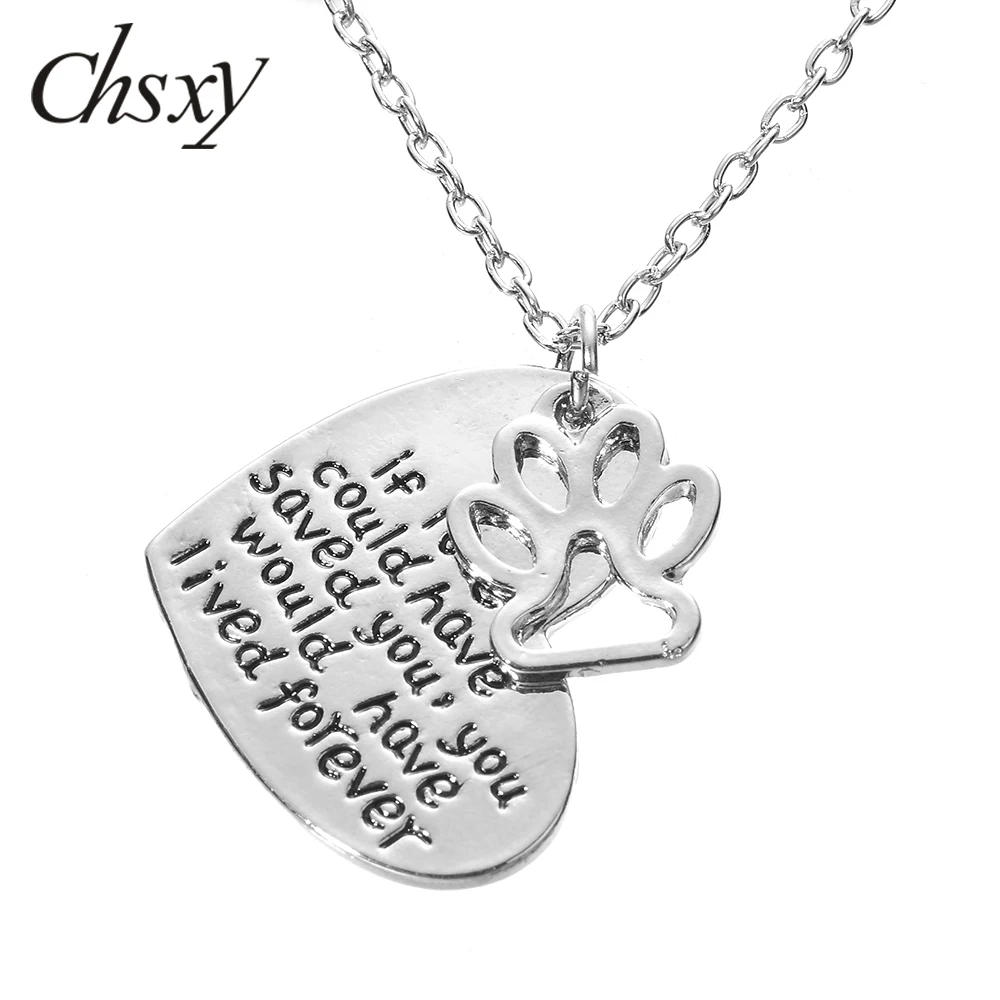 CHSXY модное серебряное кольцо Цвет красивое предложение ожерелье с надписью что