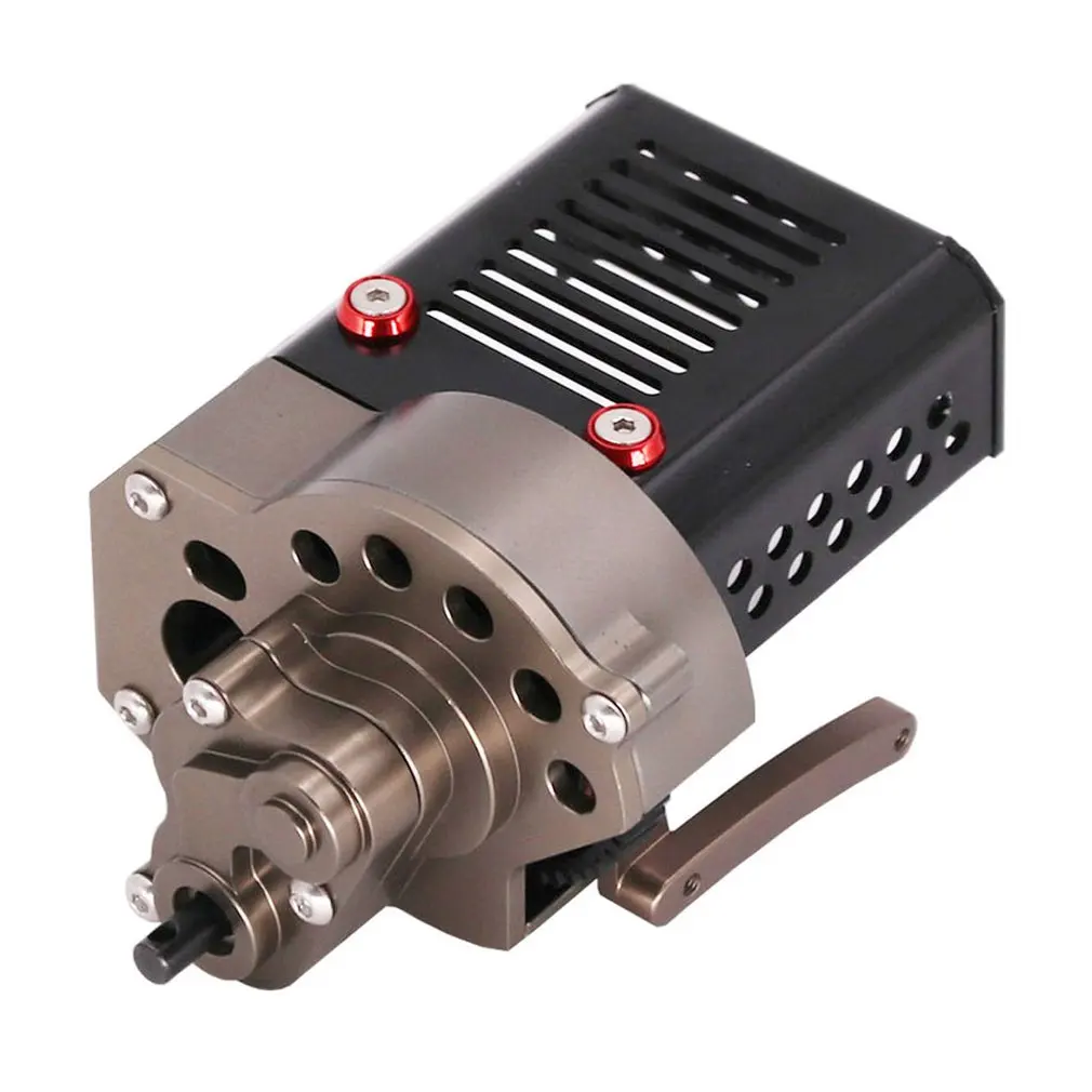 

SCX10 CNC Metal Front Motor Gearbox Transmission Box for Axial SCX10 90046 1/10 RC Crawler Car DIY Accessories
