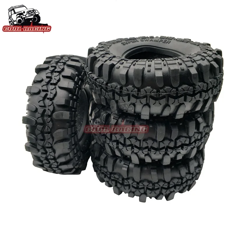 4PCS 110MM 1.9&quot Rubber Rocks Tyres / Wheel Tires for 1:10 RC Rock Crawler Axial SCX10 90046 AXI03007RC4WD D90 TF2Traxxas TRX-4 | Игрушки