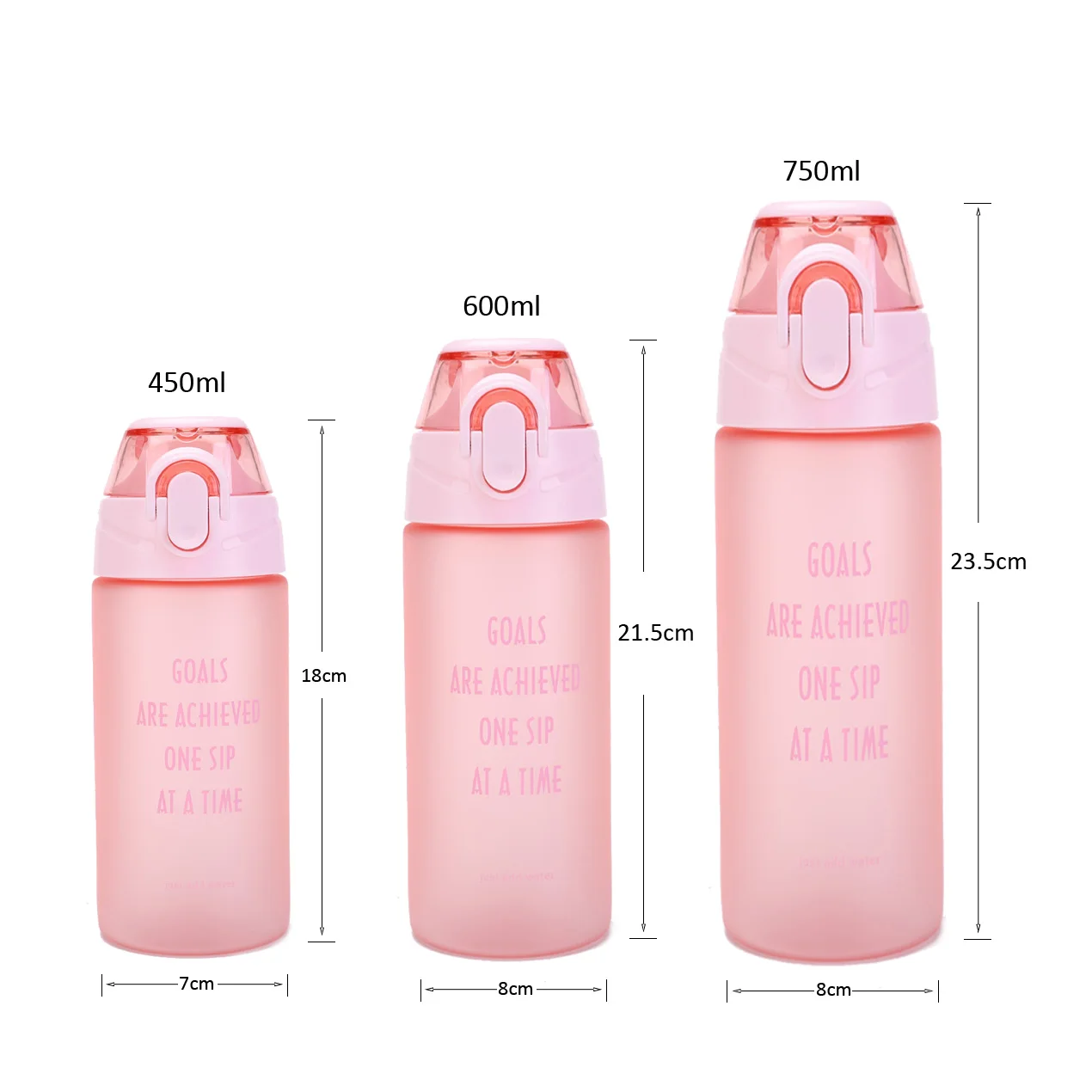 Бутылка для воды открытия большой емкости спорта на открытом воздухе|Бутылки