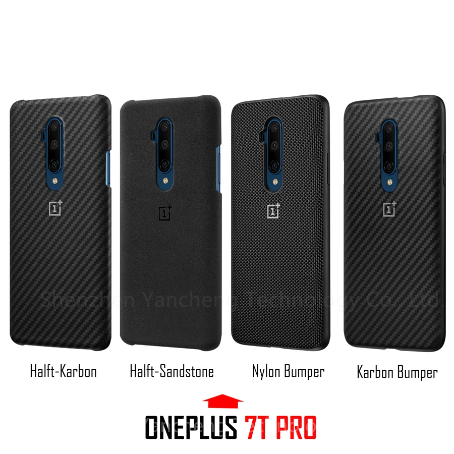 Чехол для Oneplus 7 Pro,, официальный защитный чехол, нейлоновый бампер, песчаник, чехол one plus 7, Oneplus 7T