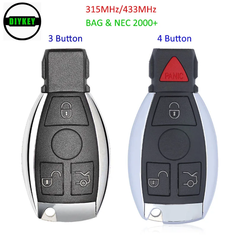 Дешевый умный пульт дистанционного управления DIYKEY с 3 кнопками/4 кнопками 315 МГц/433