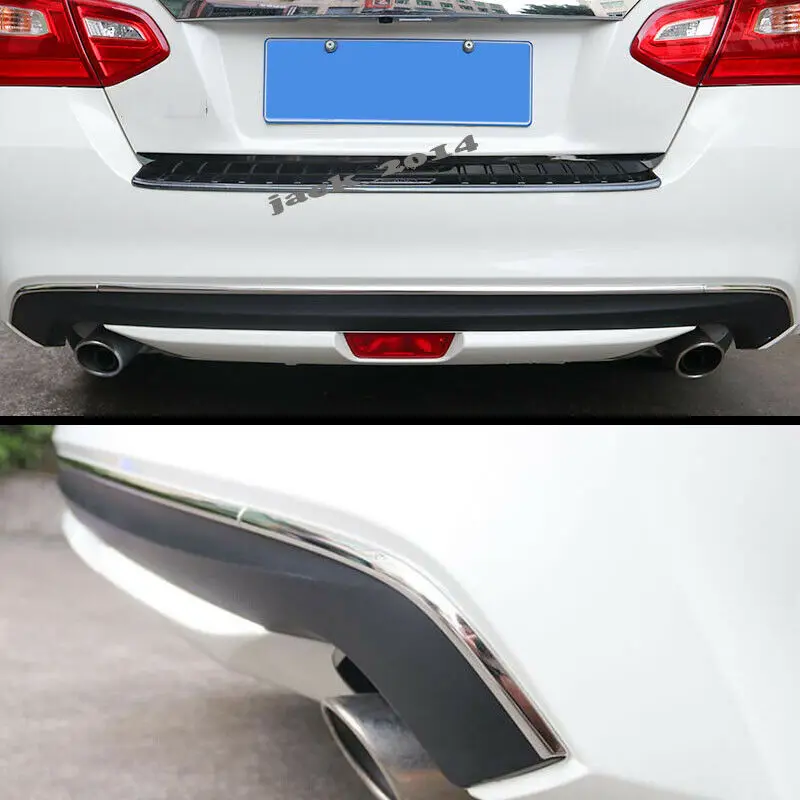 Нижняя крышка бампера из нержавеющей стали 3 шт. для Nissan Teana Altima 2016 2017 2018
