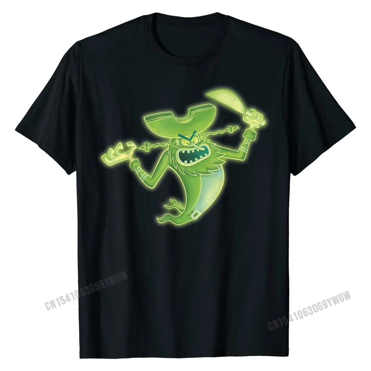 

Neon Glowing Flying Dutchman T-Shirt Fashionable Leisure T Shirts Cotton Tees for Men Summer