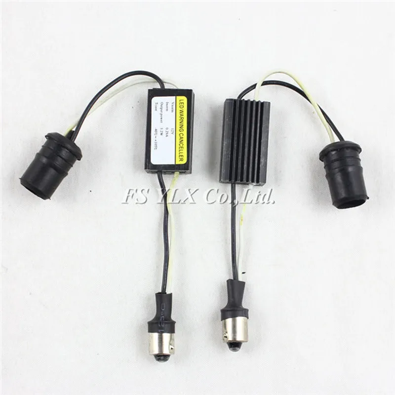 FSYLX Car BA15S 1156 1157 7440 7443 BA9S светодиодный предупреждающий резистор нагрузки Canbus