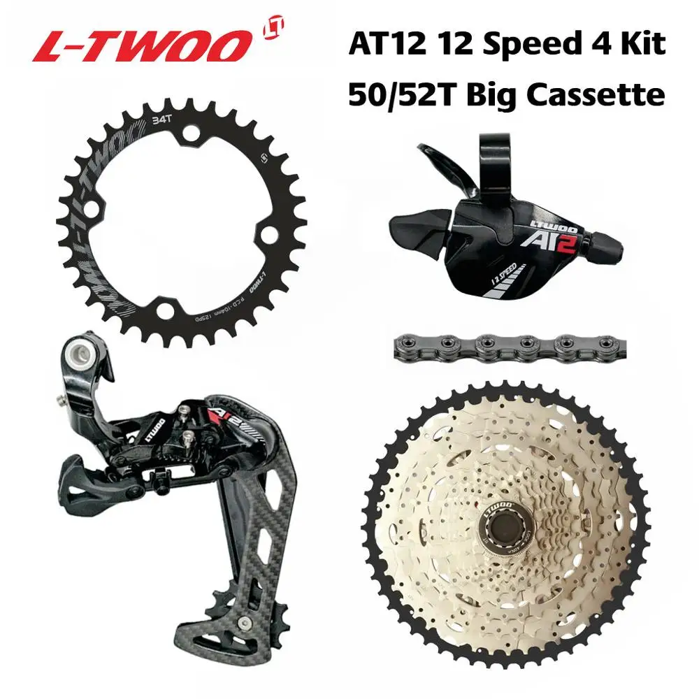 LTWOO groupset 12 Скоростей AT12 переключатель + задний 50T 52T кассета/цепная цепь SUMC S12 набор