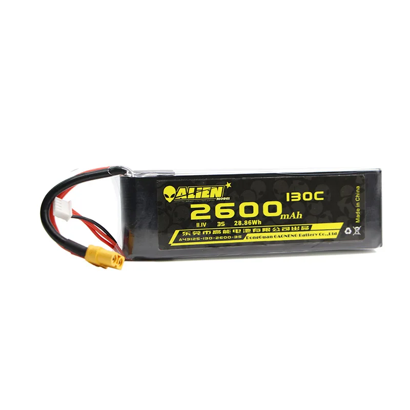 Аккумулятор Lipo 2600 мА · ч 4S в 7 4 В 11 1 14 8 22 2 XT60 разъем для FPV гоночного дрона