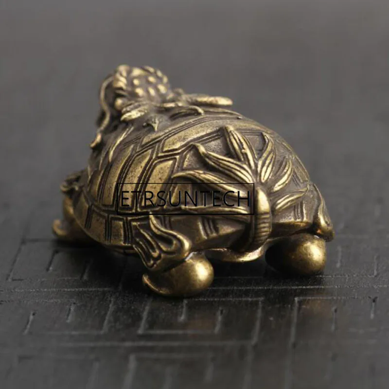 50 шт. медные брелоки в виде черепахи|Фигурки животных для чаепития| |