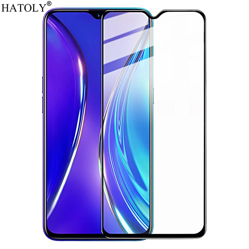 

For OPPO Realme X2 Glass Tempered Glass for Realme X2 Film Full Glued Hard Phone Screen Protector Protective Glass for Realme X2