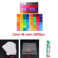 2 6mm hama beads include tool pegboard education beads kids education diy fuse bead jigsaw puzzle 3d for children perler toy