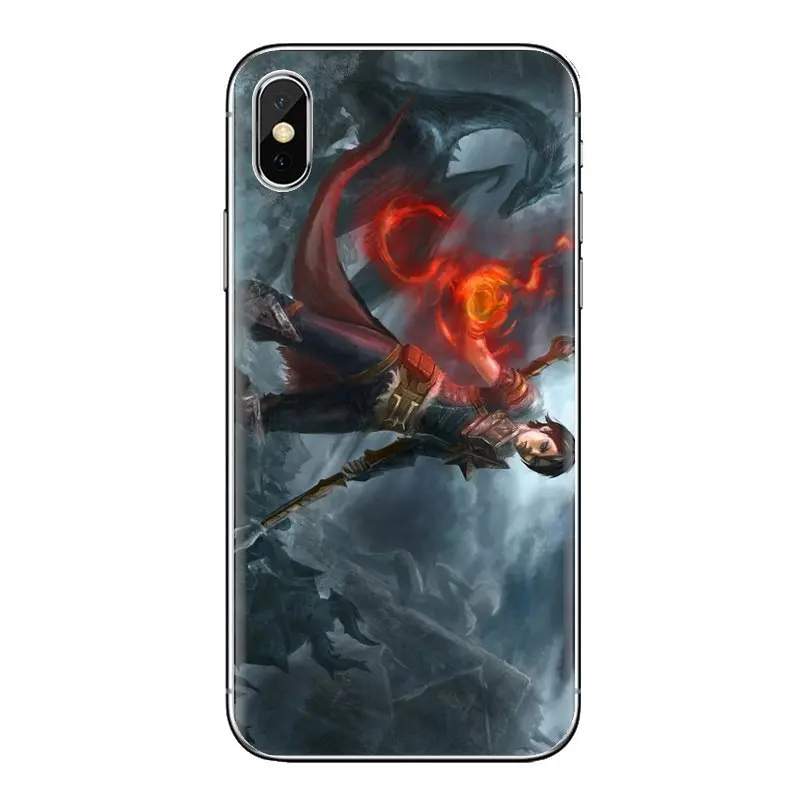 Силиконовый чехол для телефона Dragon Age Inquisition Game Illust iPod Touch Apple iPhone 4 4s 5 5S SE 5C 6 6S 7 8 X XR XS