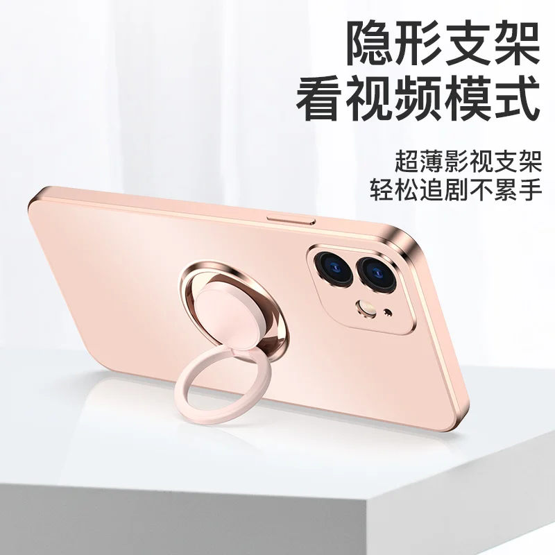 Мягкий матовый Гальванизированный чехол для телефона iPhone 11 12 13 Pro Max XS X XR 7 8 Plus SE 2020