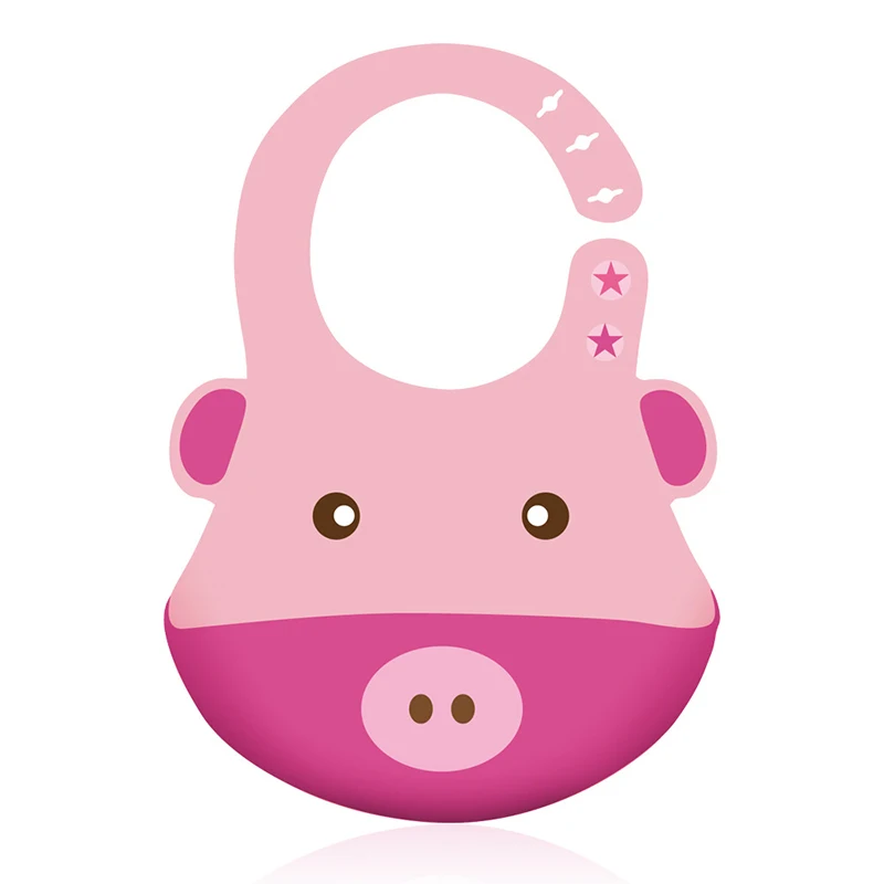 Силиконовый детский нагрудник кармашек для риса водонепроницаемый супер мягкий