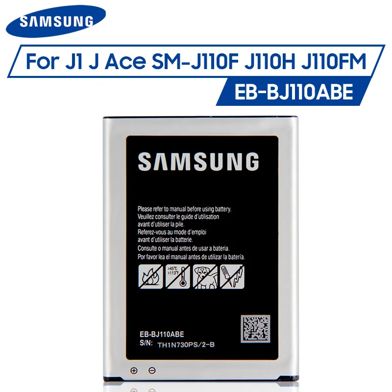 

Original Samsung Battery EB-BJ110ABE For Samsung Galaxy J1 J Ace J110 3G version SM-J110F J110H J110F J110FM J1 Ace 1900mAh