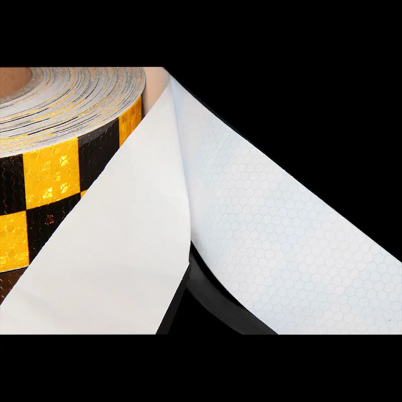 

5cmx50m Reflective Tape Car Sticker Auto Motorcycle Safety Warning Mark Self Adhesive Sticker Reflective Film Decal Car Styling