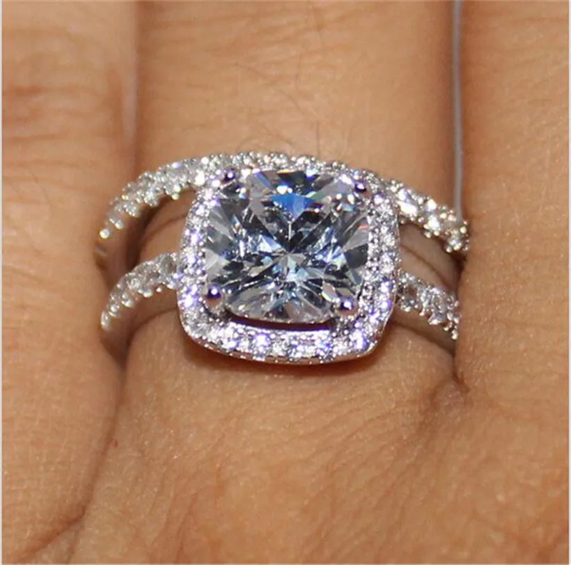 Бренд 100% Стерлинговое Серебро 925 пробы обручальное кольцо GALAXY Новое модное