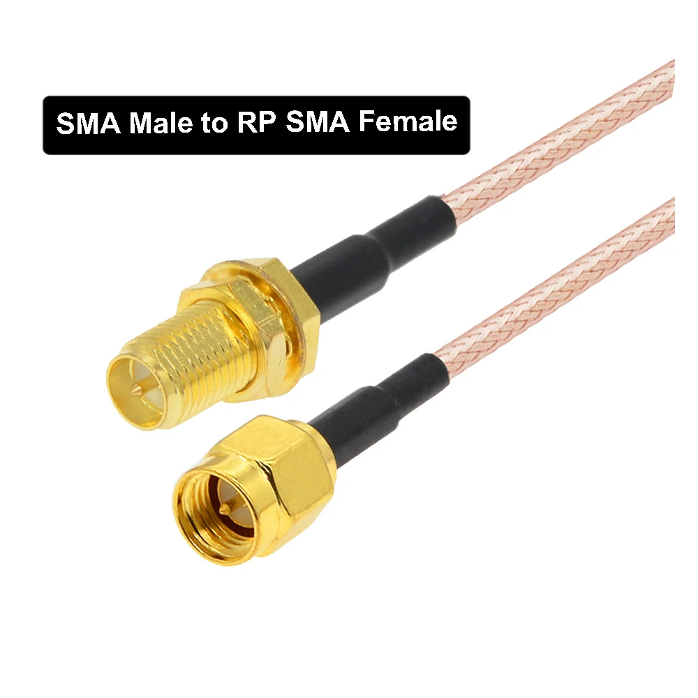 2 шт./лот RP-SMA мужчина к переходник с внутренней резьбой кабель RG316 50 Ом ВЧ