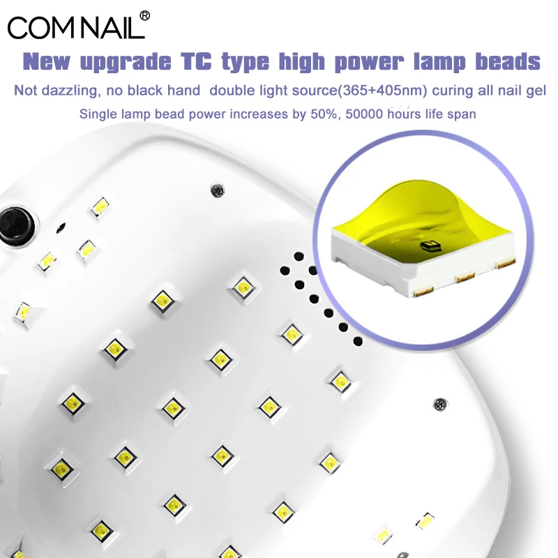 Цветная светодиодная УФ лампа для ногтей F6 с 39 светодиодами аппаратного маникюра