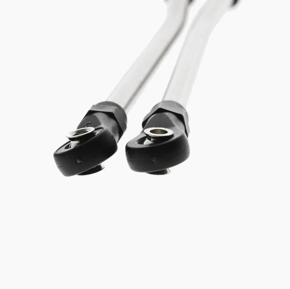 

10Pcs/Set Stainless Steel Assembled Link Plastic Rod End for 1/10 RC Crawler 324mm Wheelbase Traxxas TRX4 TRX-4 Upgrade Parts