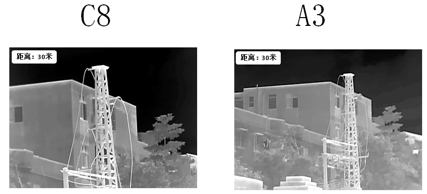 

HT-C8 Digitalize outdoor night-vision infrared telescope for hunting; thermal imaging monocular 25 mm endoscope in stock