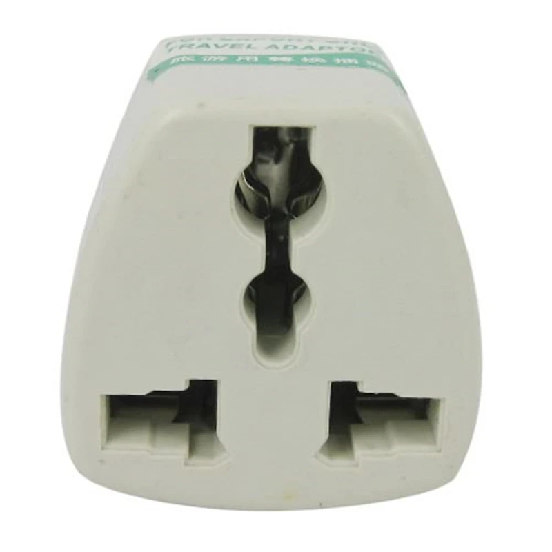 1 шт. Универсальный Белый штепсельная вилка переменного тока для